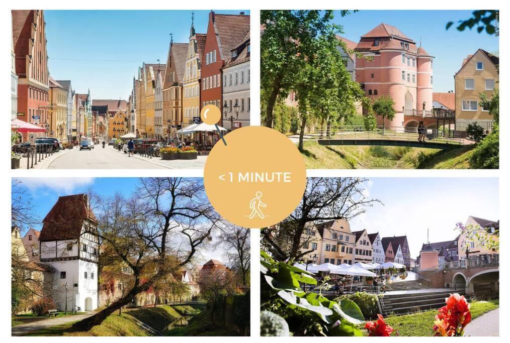 Stylisches Apartment Mit Terrasse In Der Altstadt Von Donauwörth Kültér fotó